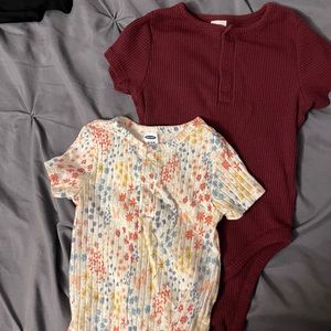 Henley 3 button onesies